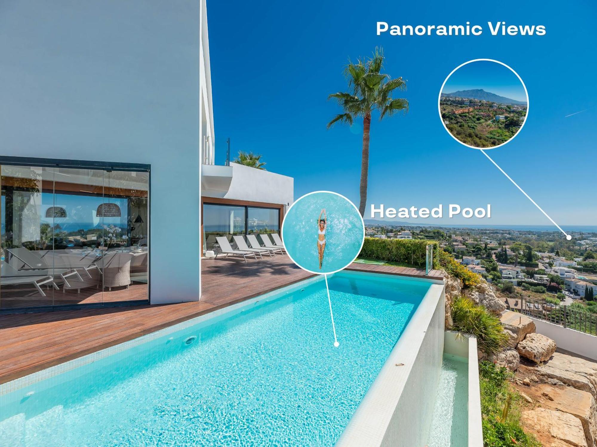 Vacation Marbella I Villa Paraiso The View, Infinity Heated Pool, Sea View, 24-7 Security, Golf Courses เอสเตโปนา ภายนอก รูปภาพ